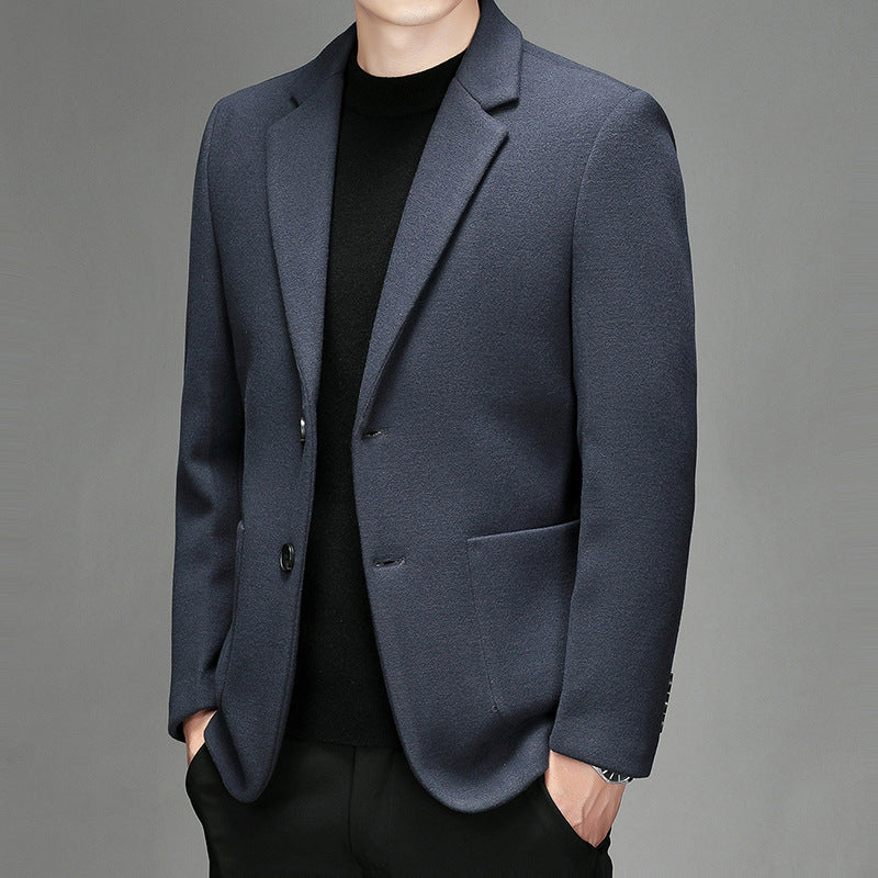 Mens Wool Suit Jacket For Fall And Winter